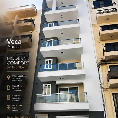 Veca 2 New With Side Seaviews Apartment *
